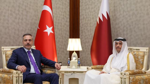 Fidan, Katarlı mevkidaşı Al Sani ile görüştü