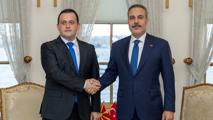 Fidan, Kuzey Makedonya Devlet Bakanı Zeynula'yı İstanbul'da kabul etti