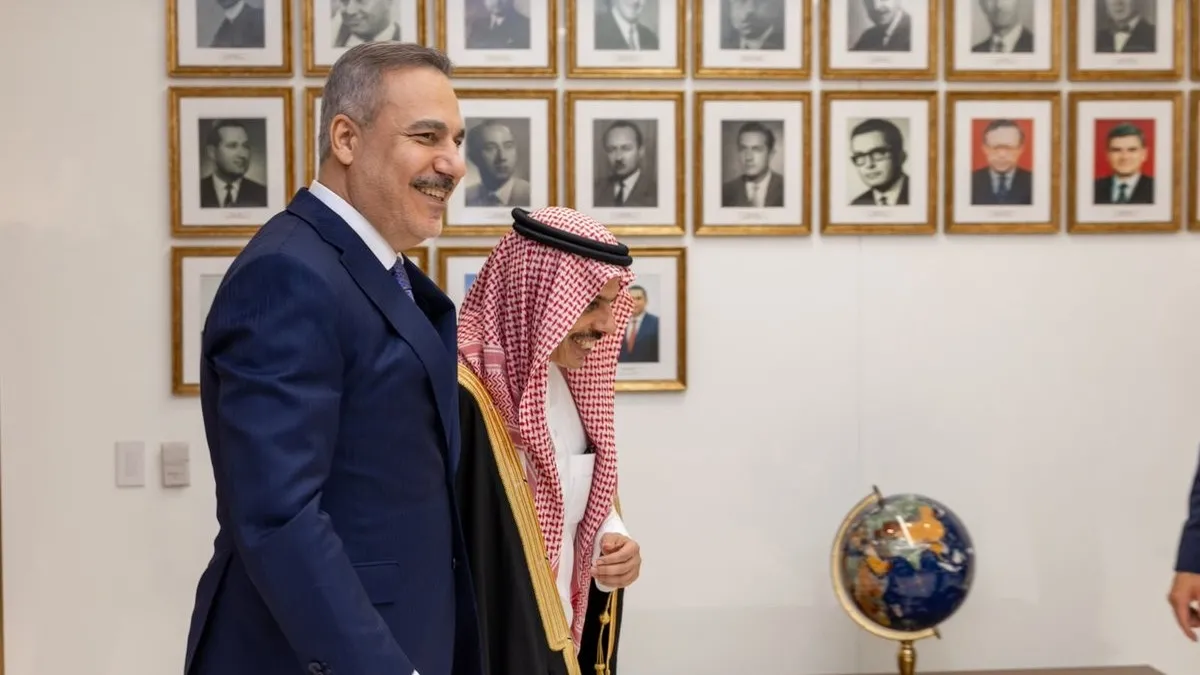 Fidan, Türkevi'nde Suriye ve Suudi Arabistan ile üçlü zirve yaptı