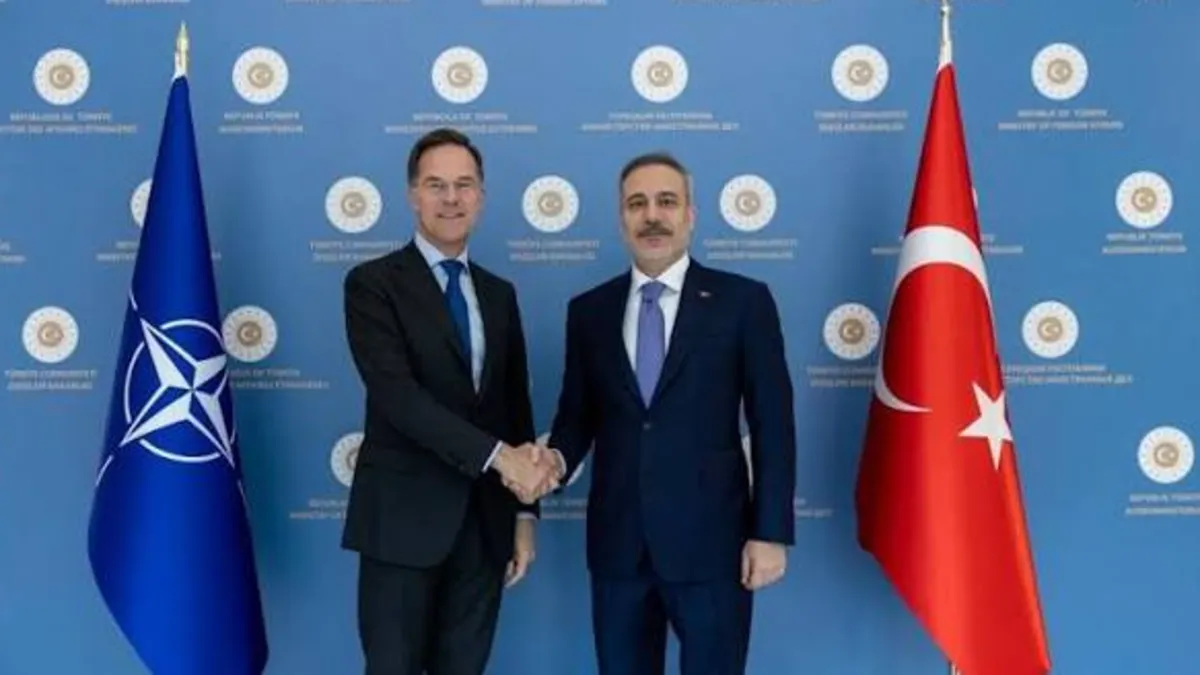 Fidan ve Rutte Brüksel'de bir araya geldi