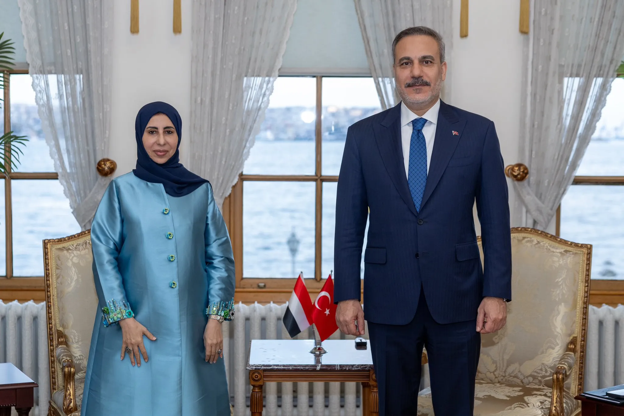 Fidan, Yemenli mevkidaşı Al-Zuba ile İstanbul'da görüştü