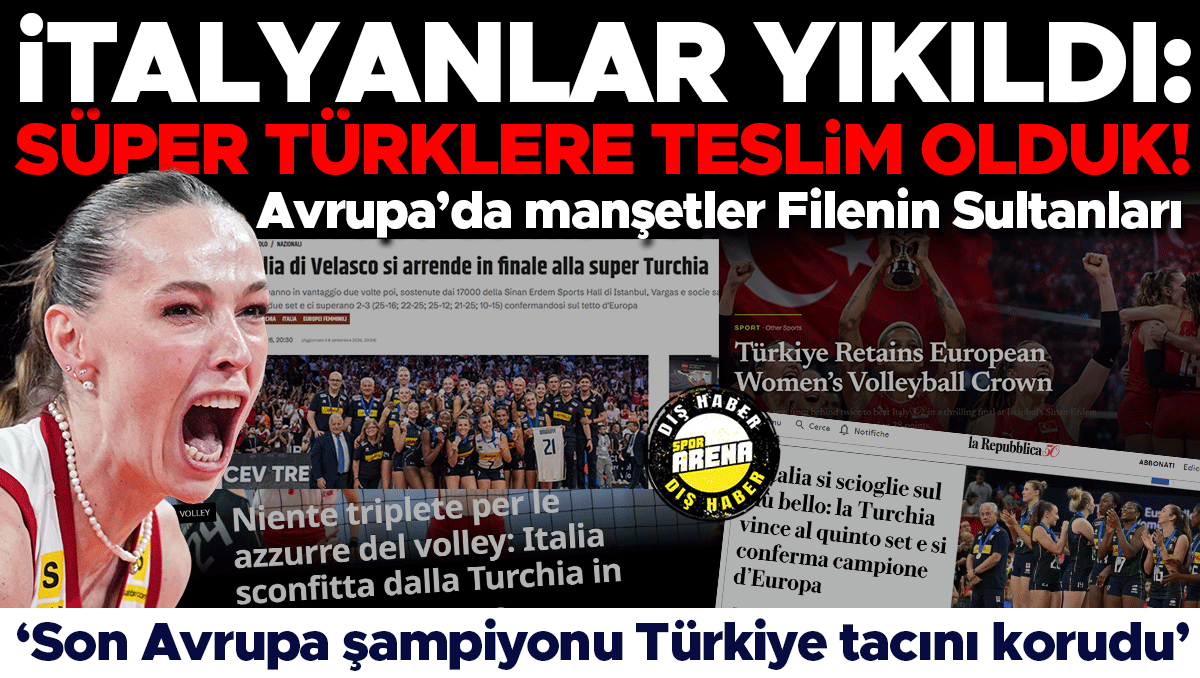 Filenin Sultanları Avrupa Şampiyonu: İtalya'yı 3-2 Yıktık