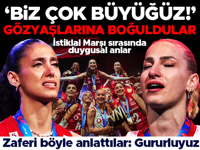 Filenin Sultanları şampiyonluk gözyaşlarıyla kutladı: 'Biz çok büyüğüz