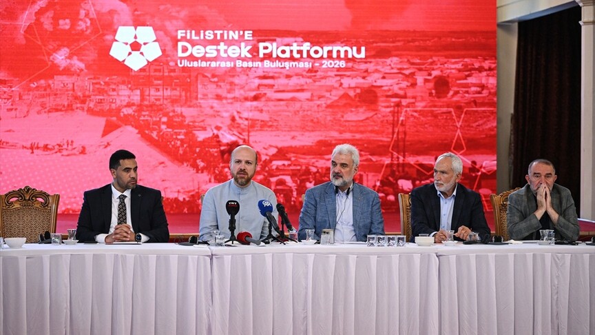 Filistin'e Destek Platformu Uluslararası Basınla Buluştu