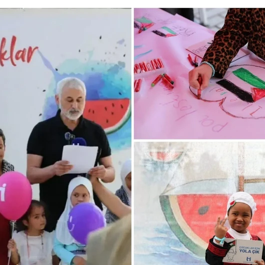 Filistinli Çocuklar İçin Çiz: Yetim Vakfı'ndan Gazze ve Suriye'de Etkinlik