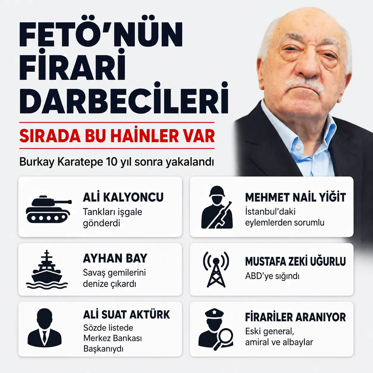 Firari Darbeciler İçin Çember Daralıyor: Burkay Karatepe'nin Ardından Sırada Kim Var