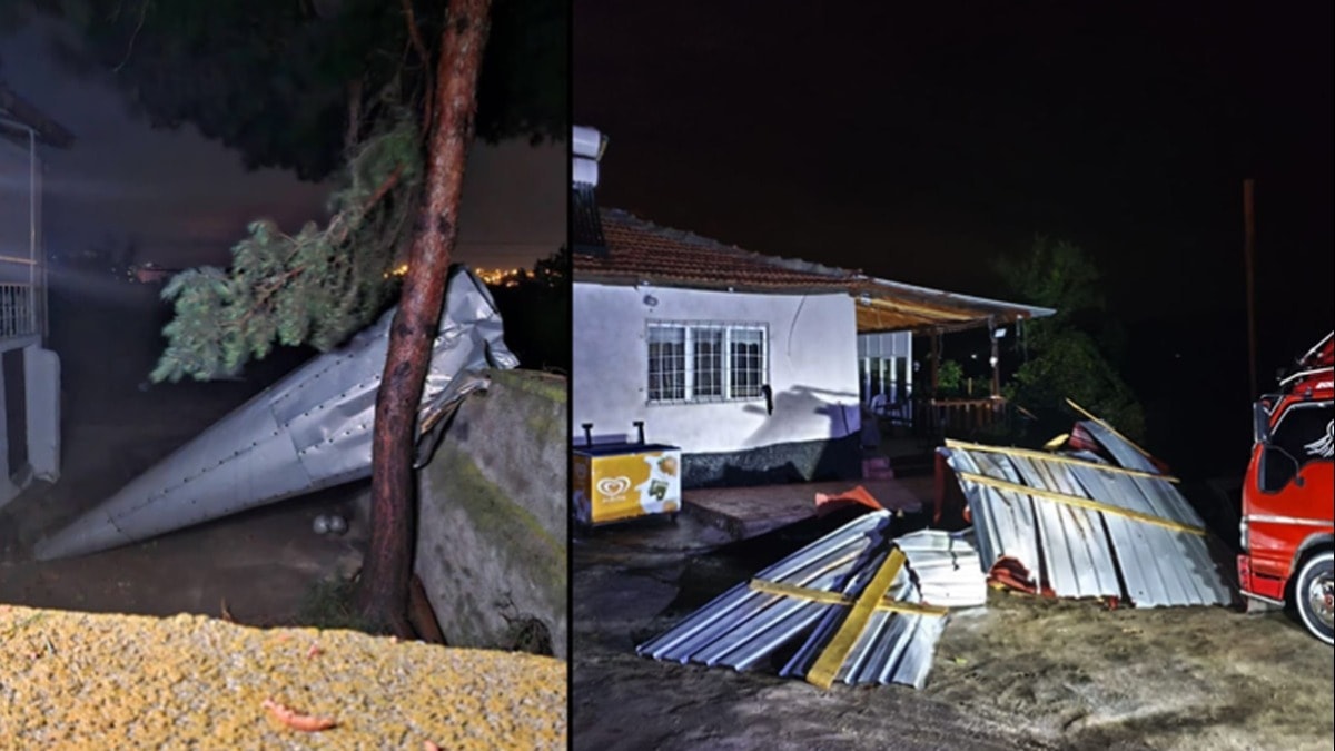 Fırtına Kırıkkale'de Cami Minarelerini Devirdi: 2 Olay, Hasar Var