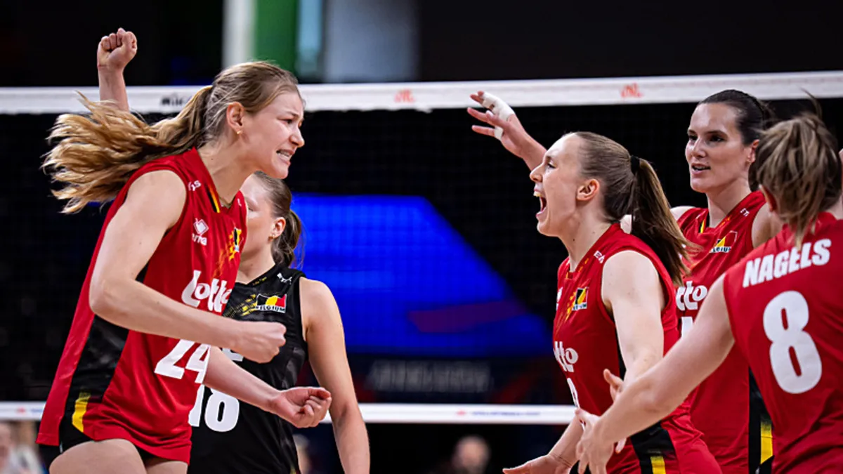 FIVB Milletler Ligi'nde Belçika Fransa'yı Nefes Kesen Maçta Yendi