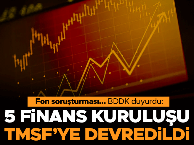 Fon Soruşturmasında 5 Firma BDDK'ya Devredildi