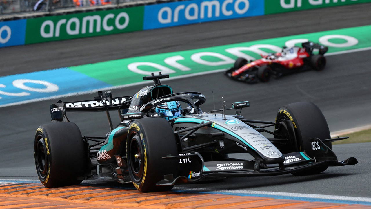 Formula 1 Hollanda GP Sprint'inde George Russell Zirvede