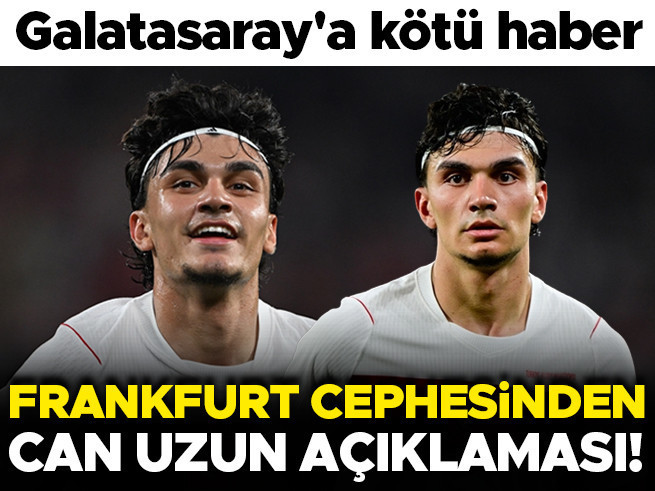 Frankfurt Sportif Direktörü: Can Uzun için karar bizim