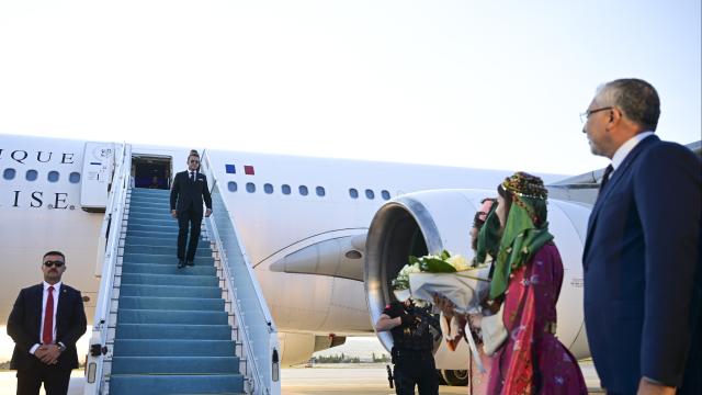 Fransa Cumhurbaşkanı Macron, NATO Zirvesi için Ankara’ya geldi