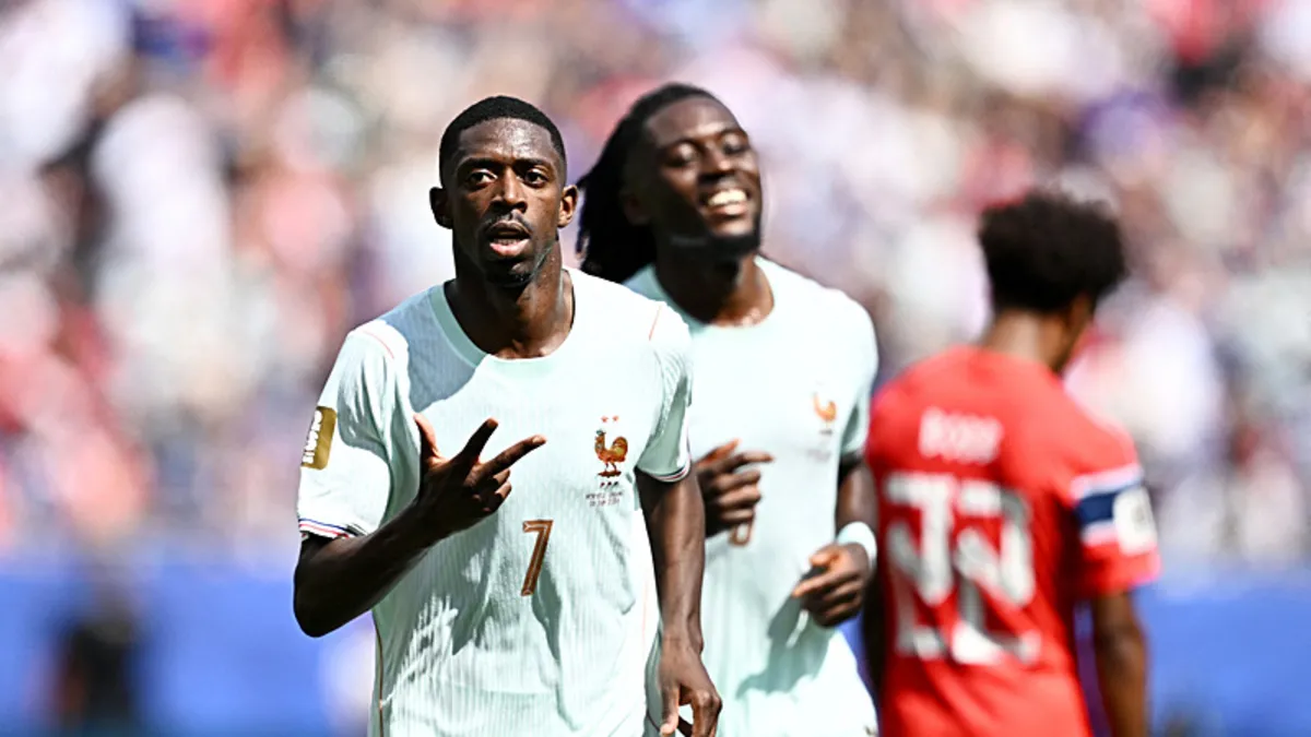 Fransa Grubu Lider Bitirdi: Dembele Yıldızlaştı