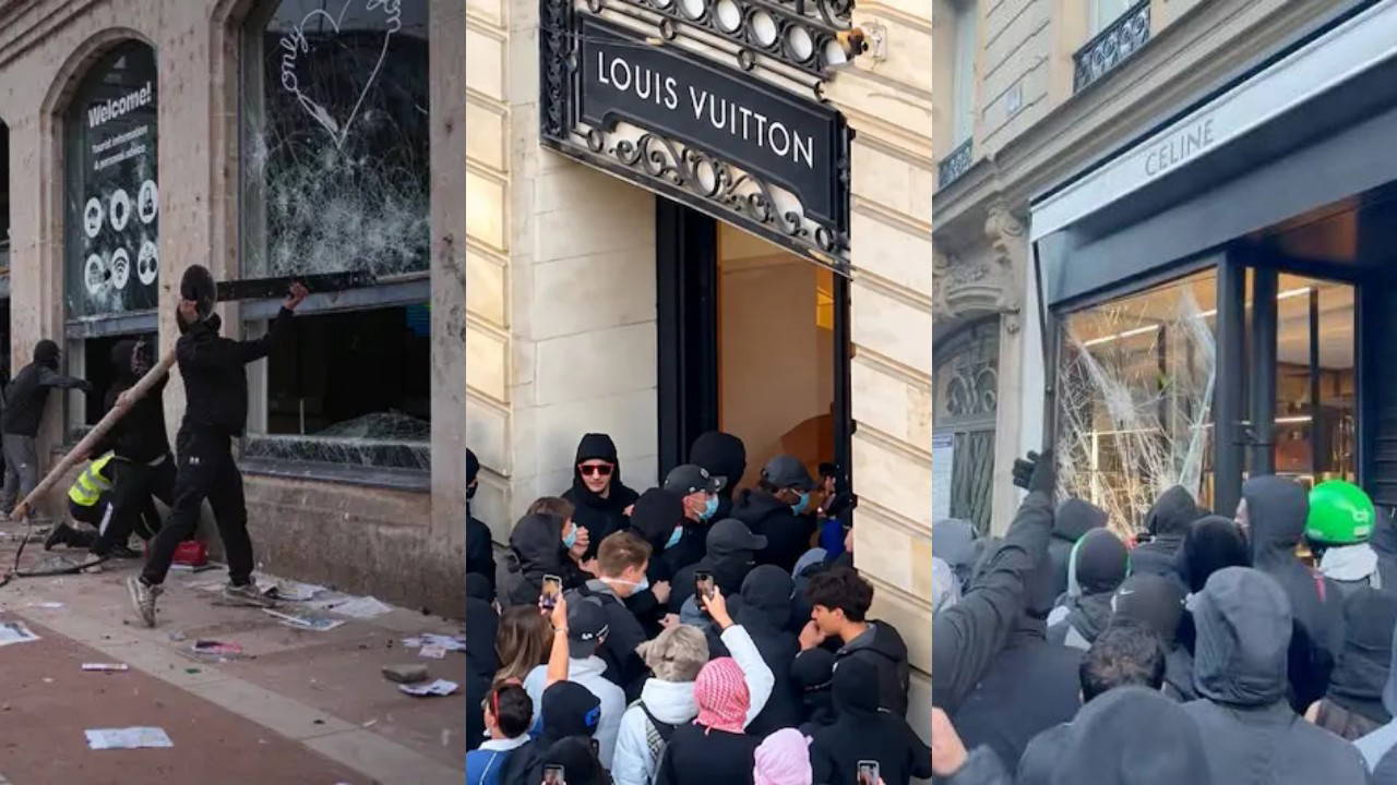 Fransa'da Hayat Pahalılığı Protestoları: Lüks Mağazalar Yağmalandı, 1200 Gözaltı