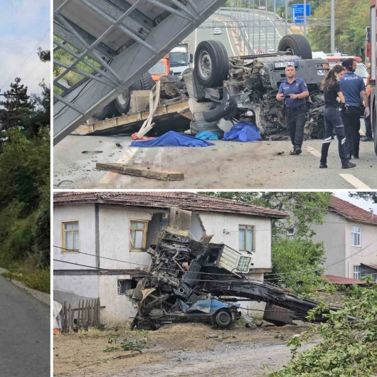 Frenleri Şişen Tır Karabük’te Dehşet Saçtı: 2 Ölü