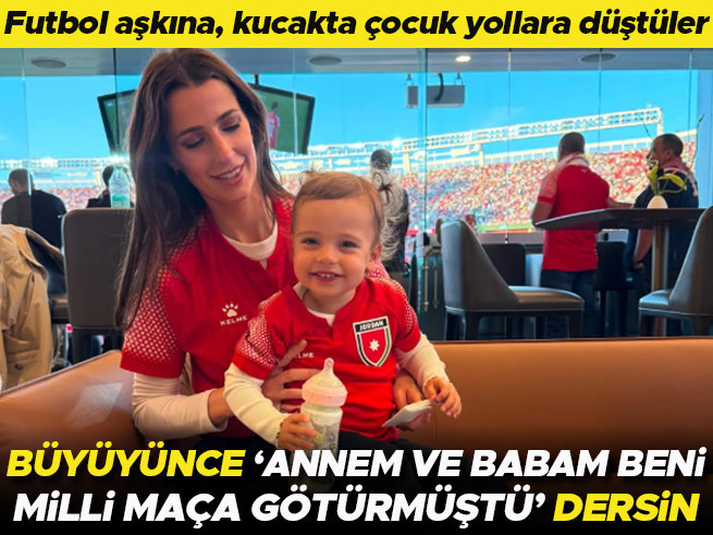 Futbol aşkına bebekle dünyanın öbür ucuna: 'Annem beni maça götürmüştü' dersin