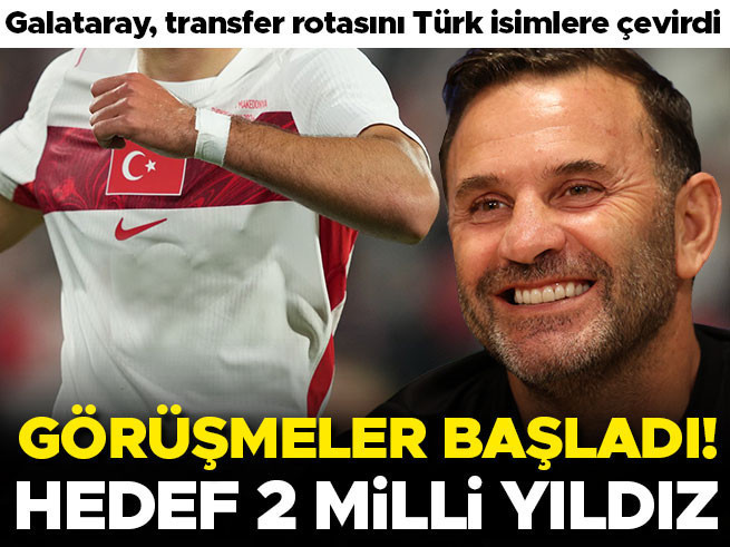Galatasaray, 2 milli yıldızın transferi için harekete geçti
