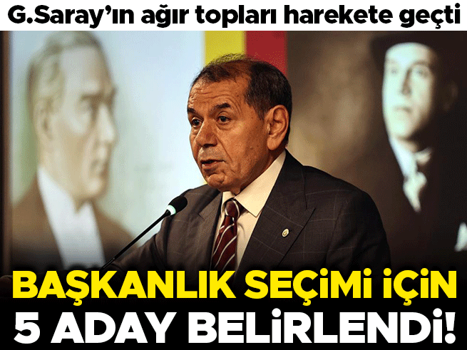 Galatasaray'da 2028 seçimi için 5 aday iddiası