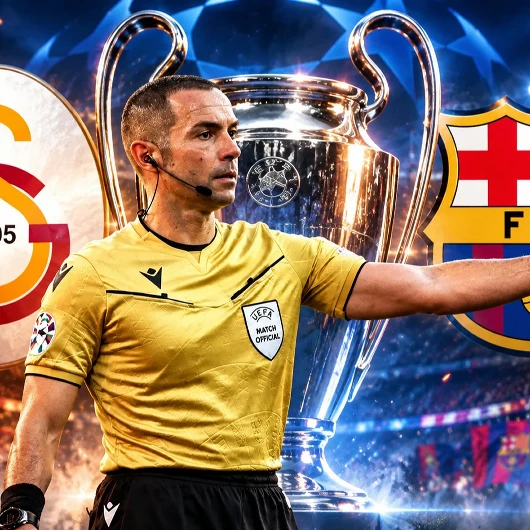 Galatasaray-Barcelona maçının hakemi Marco Guida: Türk takımlarıyla istatistiği