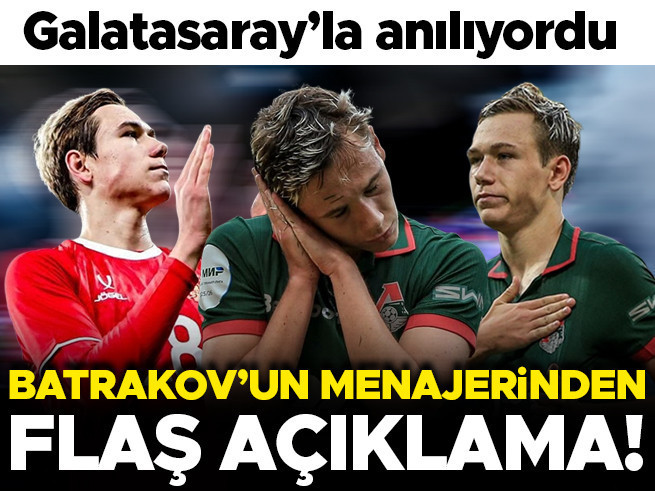 Galatasaray'ın gündemindeki Batrakov için menajerinden açıklama