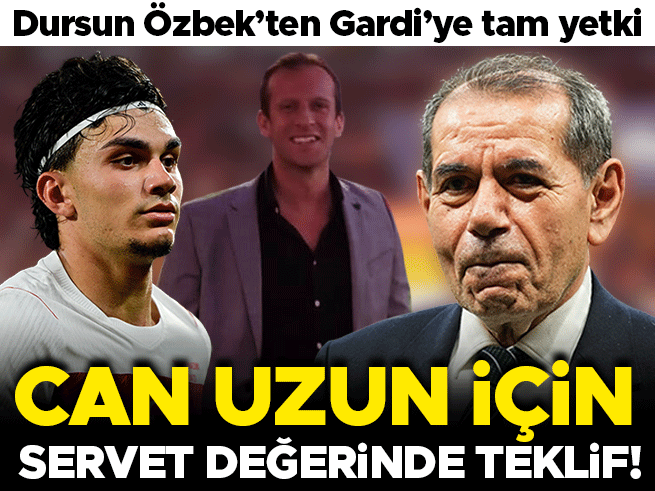 Galatasaray'dan Can Uzun hamlesi: Dursun Özbek Gardi'ye tam yetki verdi