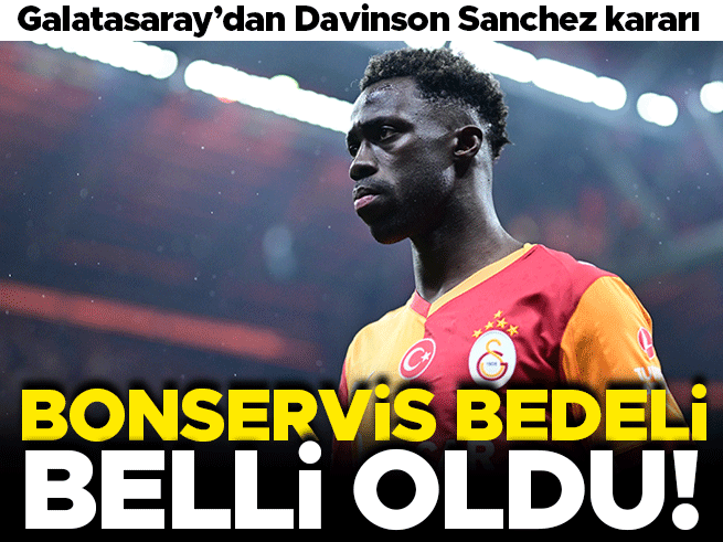 Galatasaray, Davinson Sanchez için bonservis bedelini belirledi