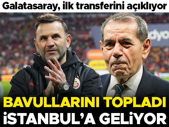 Galatasaray'ın ilk transferi belli oldu! Yıldız oyuncu İstanbul'da