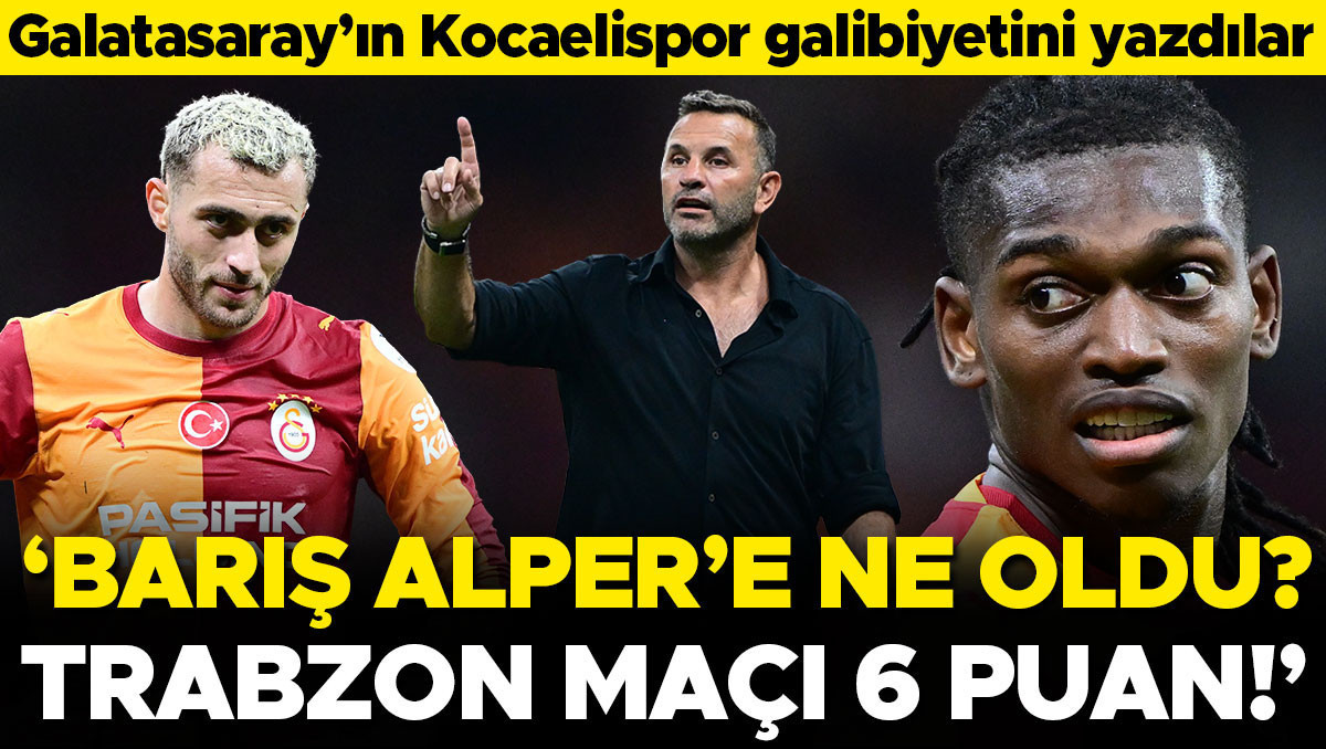 Galatasaray Kocaelispor'u 1-0 Yendi: Barış Alper'e Ne Oldu
