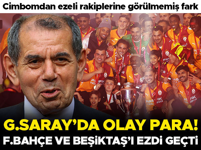 Galatasaray, mali güçte devrim yaptı: Rakiplerine fark attı