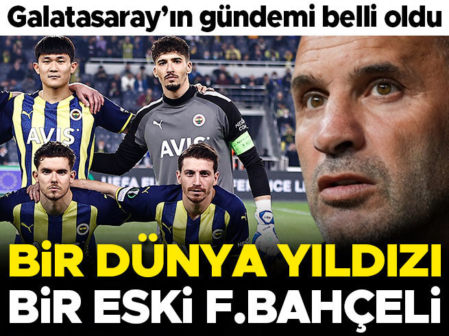Galatasaray'da savunma için Okan Buruk'un listesinde sürpriz isimler