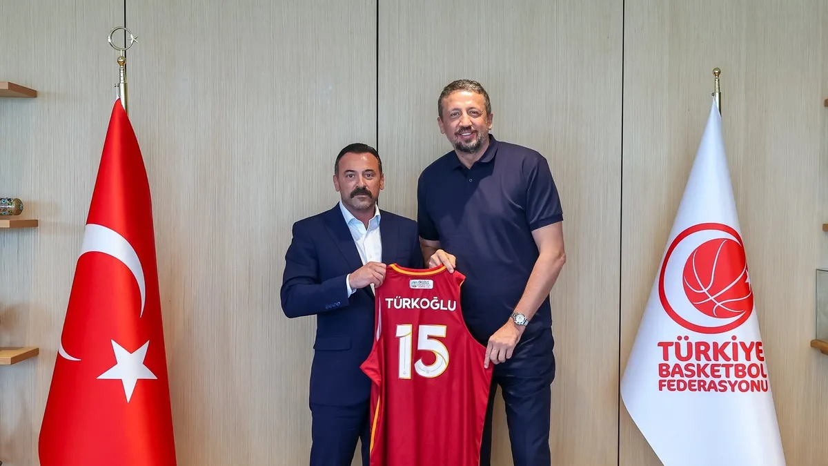 Galatasaray'dan TBF Başkanı Türkoğlu'na Ziyaret