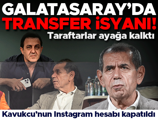 Galatasaray'da transfer öfkesi: Tribünler yönetimi istifaya çağırdı