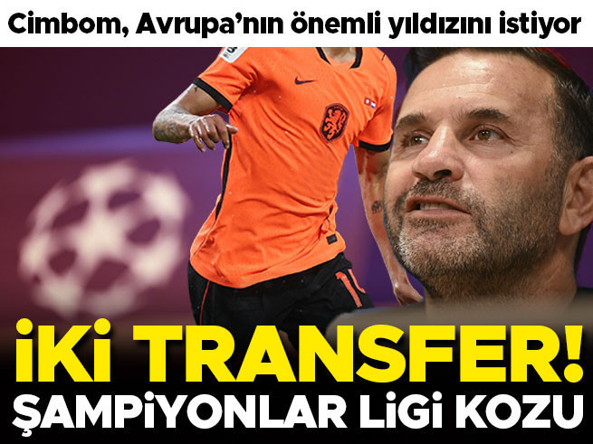 Galatasaray'da 2 transfer hedefi: Şampiyonlar Ligi ve ilk temas
