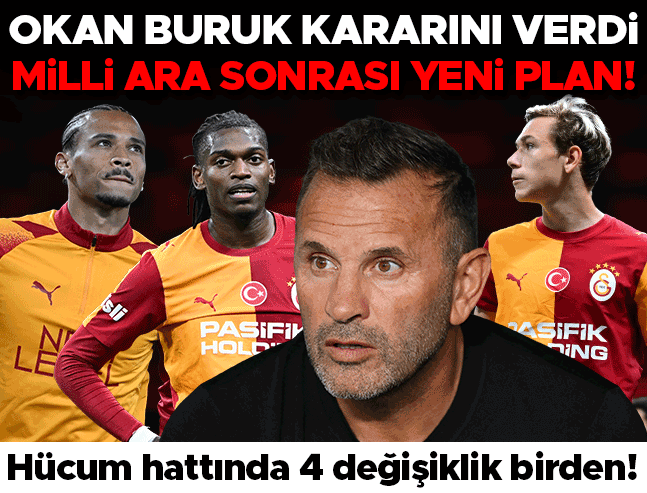 Galatasaray'da Hücum Planı Değişiyor: Okan Buruk'tan Sürpriz Hamle