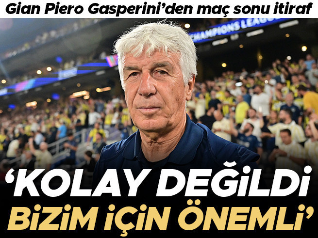 Gasperini: Fenerbahçe Beraberliği Bizim İçin Önemli