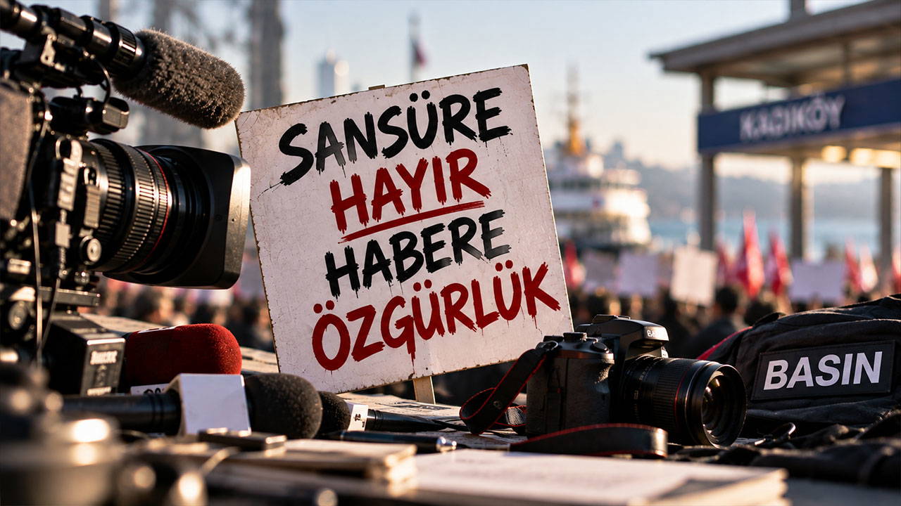 Gazeteciler baskı ve sansüre karşı sokağa çıkıyor