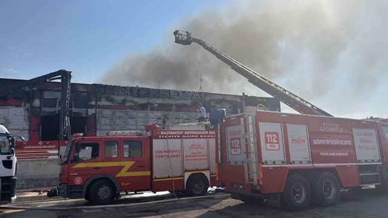 Gaziantep'te Fabrika Yangını: Patron Tutuklandı