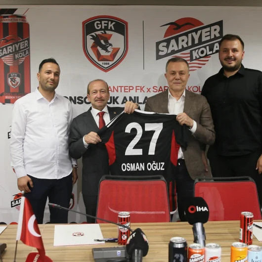 Gaziantep FK'nın Konç Sponsoru Sarıyer Kola Oldu