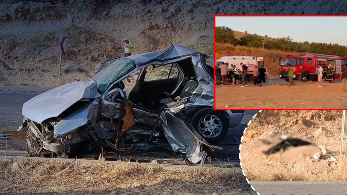 Gaziantep'te Sabah Kazası: İki Otomobil Çarpıştı, 3 Ölü 3 Yaralı