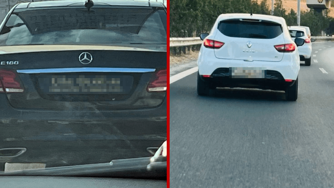 Gaziantep'te Ülkü Ocakları Plakalı Araçlar Trafikte Görüntülendi