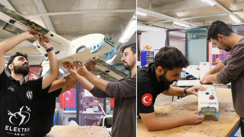 Gaziantep Üniversitesi'nden Yerli Savaşan İHA: Rakip Dronları Anında Tespit Ediyor