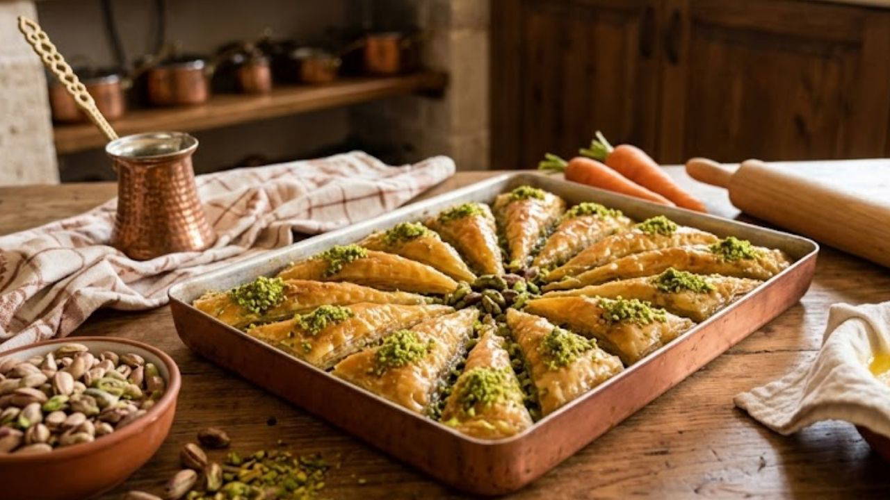 Gaziantep Usulü Havuç Dilimi Baklava: Evde Kolay Tarif