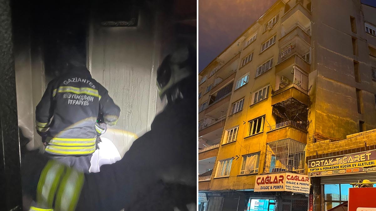 Gaziantep'te Yatalak 91 Yaşındaki Kadın Yangında Can Verdi