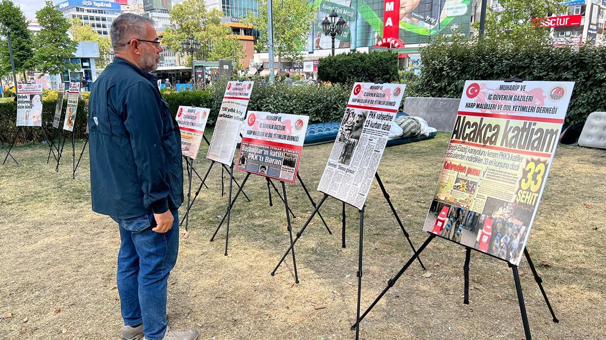 Gaziler Ankara'da Açtıkları Sergiyle Şehitleri Andı