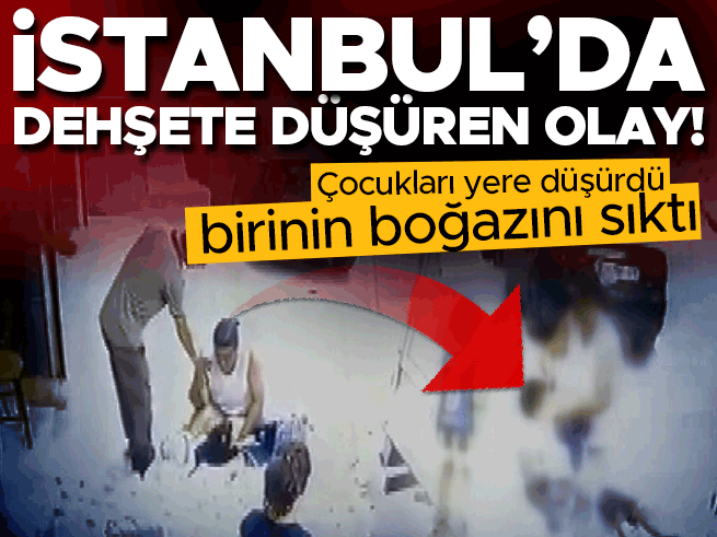 Gaziosmanpaşa'da Çocuklara Saldırı Anbean Kamerada