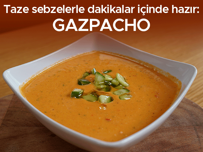 Gazpacho Tarifi: Pişirmeden Hazırlanan Ferahlatıcı İspanyol Çorbası