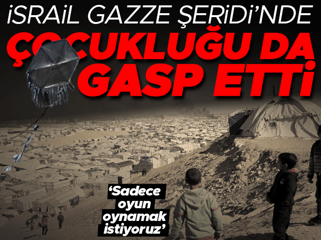 Gazze'de Çocukların Uçurtmaları Da Yasak: 'Sadece Oyun İstemiyoruz