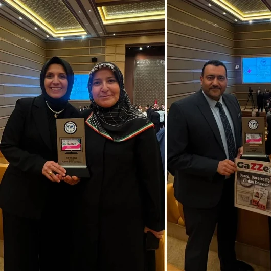 Gazze'de susturulan gazetecilere vefa ödülü