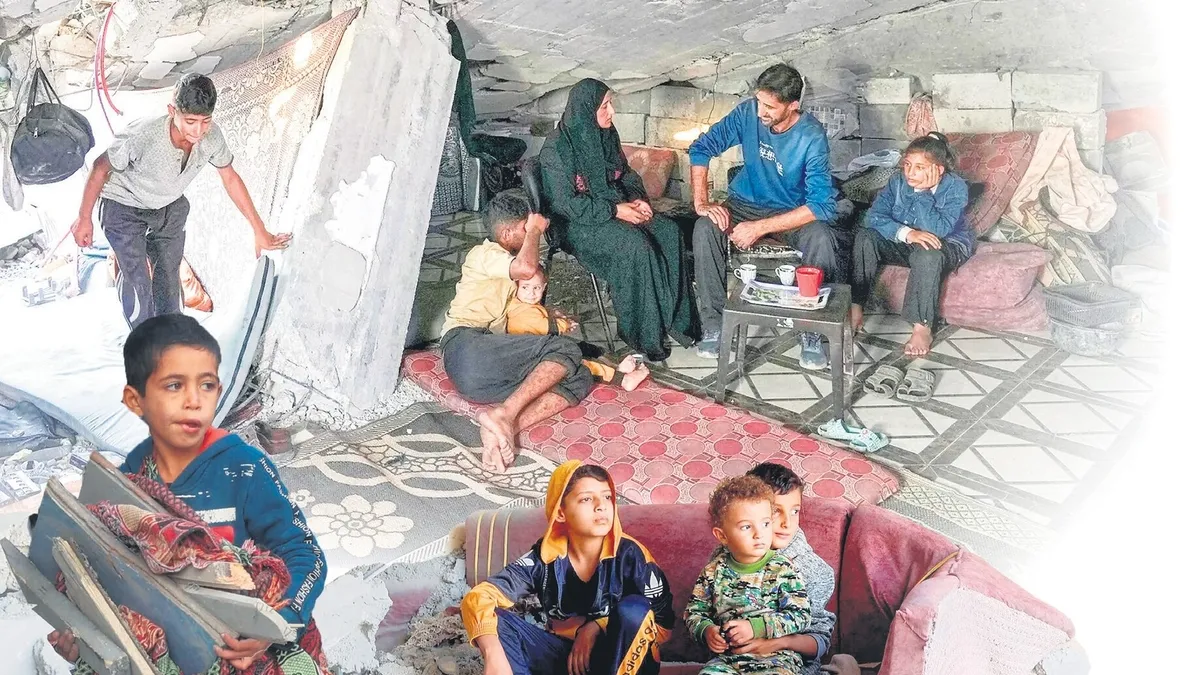 Gazze'de Enkaz Altında Yaşam Mücadelesi: Aileler Sabaha Kadar Nöbette