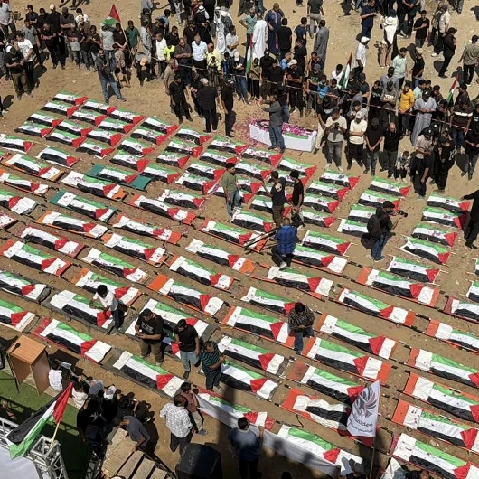 Gazze'de 112 Şehit Aynı Gün Toprağa Verildi